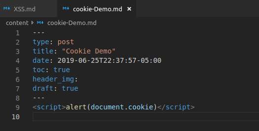 cookie-demo